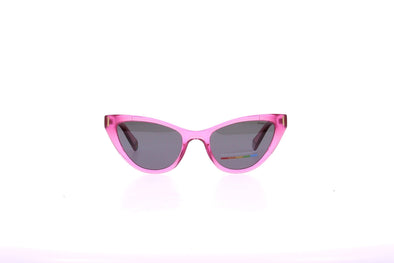 Lunettes de soleil cateyes rose