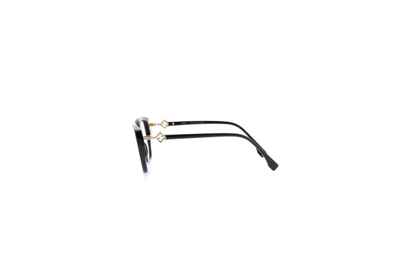 Lunettes de vue "Fendi Diamonds" à monture noire