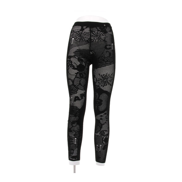 Legging en résille noir