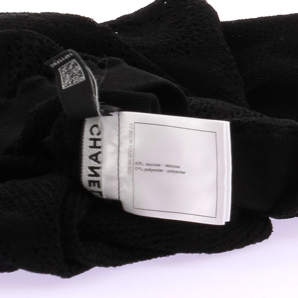 Legging en résille noir