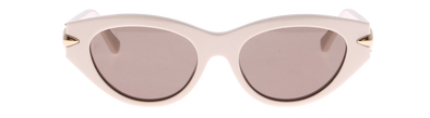 Lunettes de soleil à détails dorés