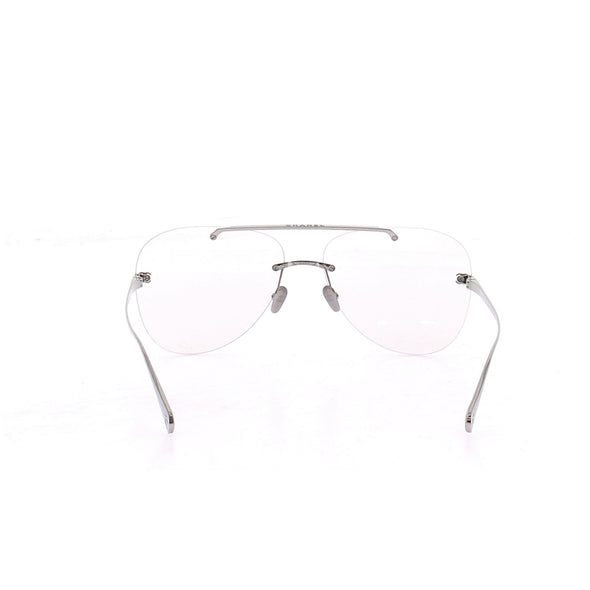 Lunettes de vue aviateur argentées