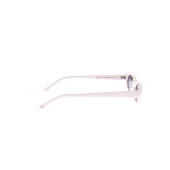Lunettes de soleil blanches "Agatha"