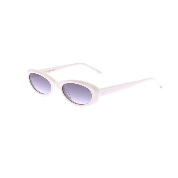 Lunettes de soleil blanches "Agatha"