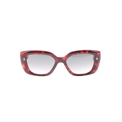 Lunettes de soleil rouges et bordeaux