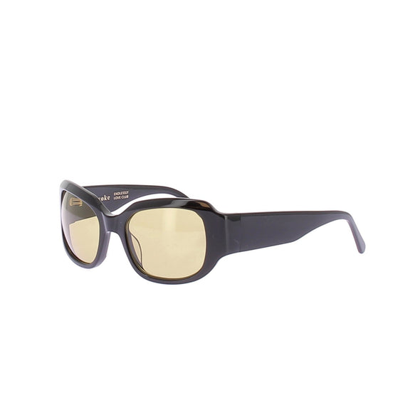Lunettes de soleil noires et jaunes