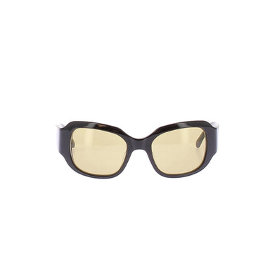 Lunettes de soleil noires et jaunes