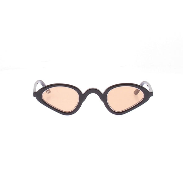 Lunettes de soleil noires et oranges