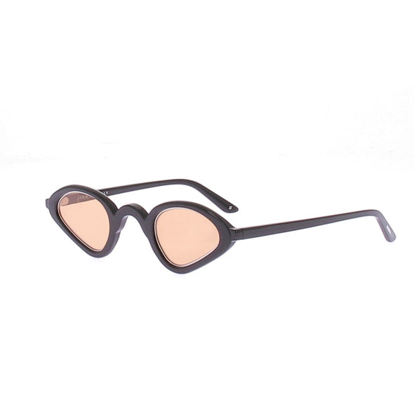 Lunettes de soleil noires et oranges
