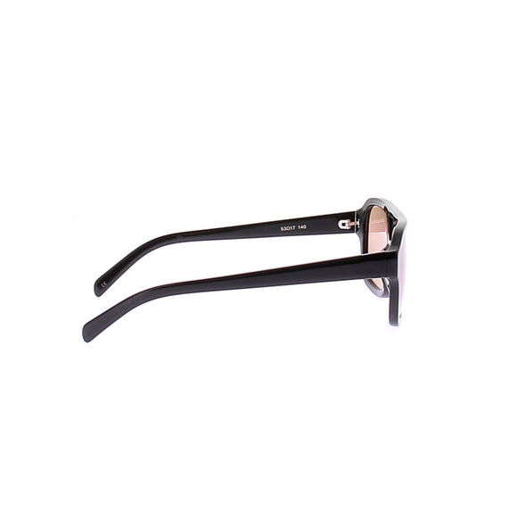 Lunettes de soleil noires et oranges