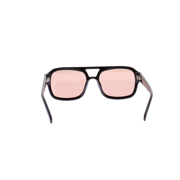 Lunettes de soleil noires et oranges