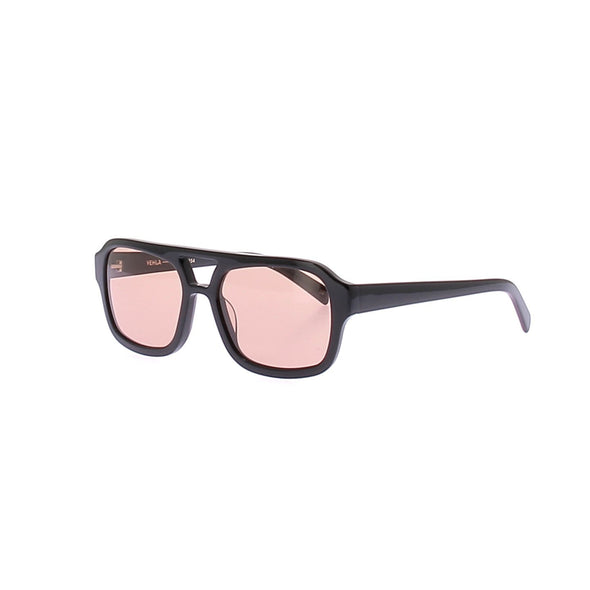 Lunettes de soleil noires et oranges