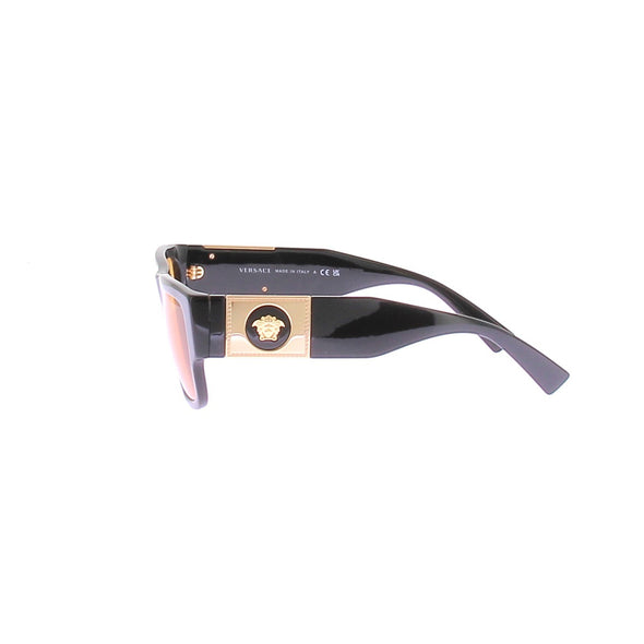 Lunettes de soleil noires et oranges
