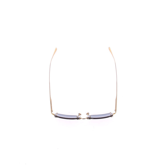 Lunettes de soleil dorées