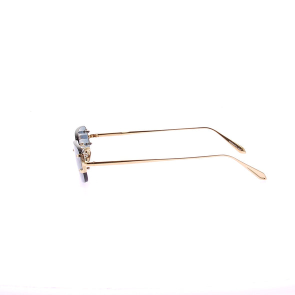 Lunettes de soleil dorées