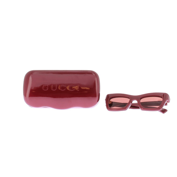 Lunettes de soleil rouges "Script"