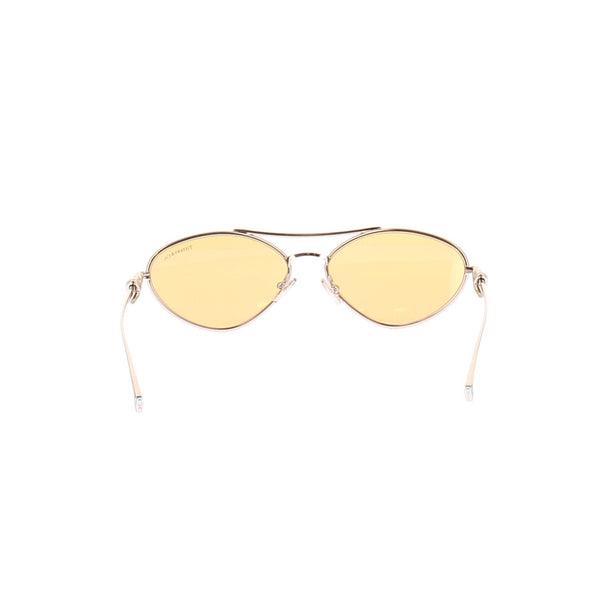 Lunettes dorées verres jaunes