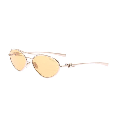 Lunettes dorées verres jaunes