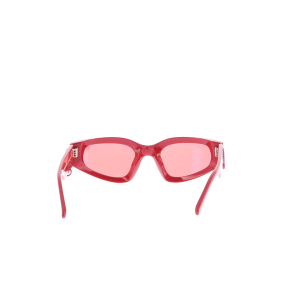 Lunettes de soleil rouges