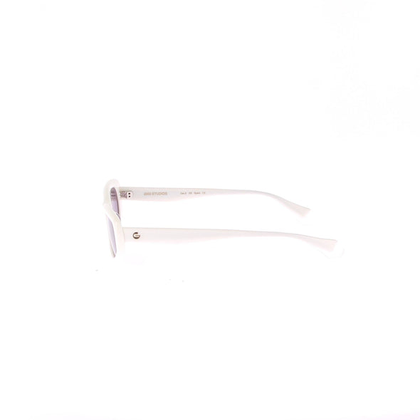 Lunettes de soleil blanches "Piper"