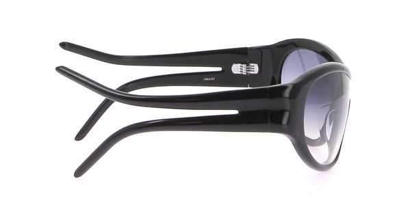 Lunettes de soleil noires oversize "UMA98"