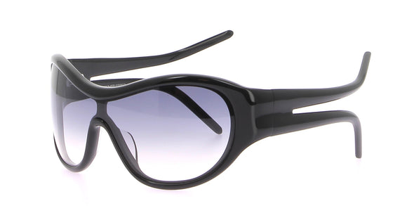 Lunettes de soleil noires oversize "UMA98"