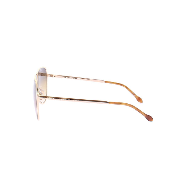 Lunettes de soleil dorées