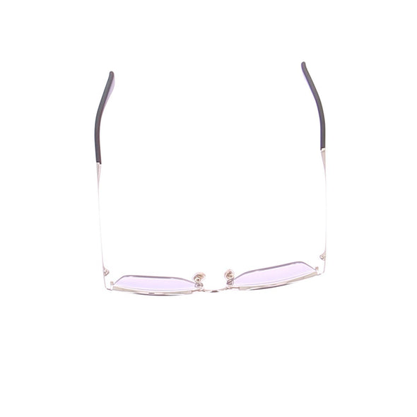 Lunettes de soleil argentées