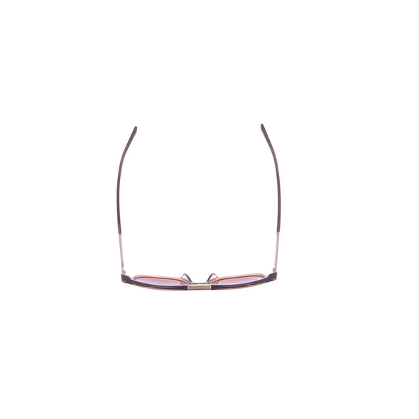 Lunettes de soleil aviateur marrons