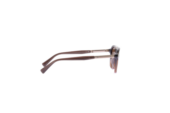 Lunettes de soleil aviateur marrons