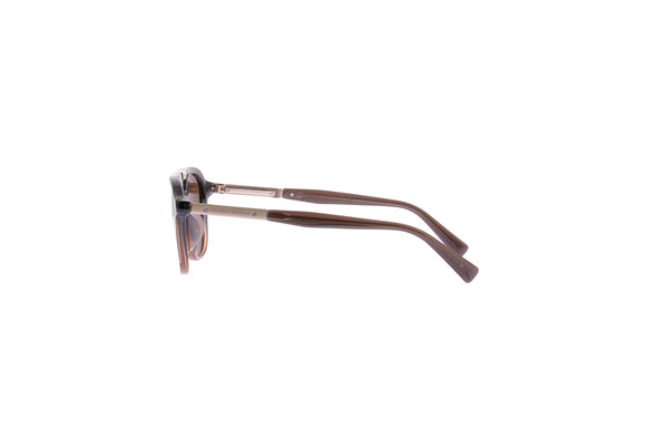 Lunettes de soleil aviateur marrons
