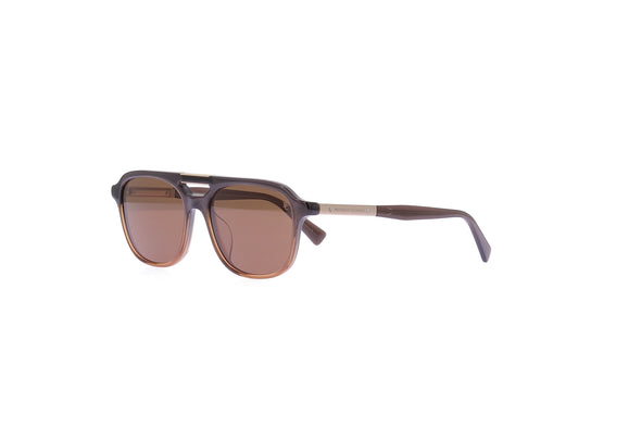 Lunettes de soleil aviateur marrons