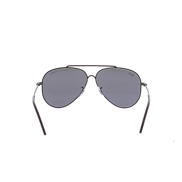 Lunettes de soleil noires aviateur
