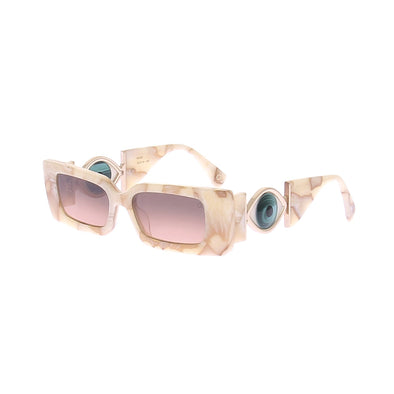 Lunettes de soleil beige