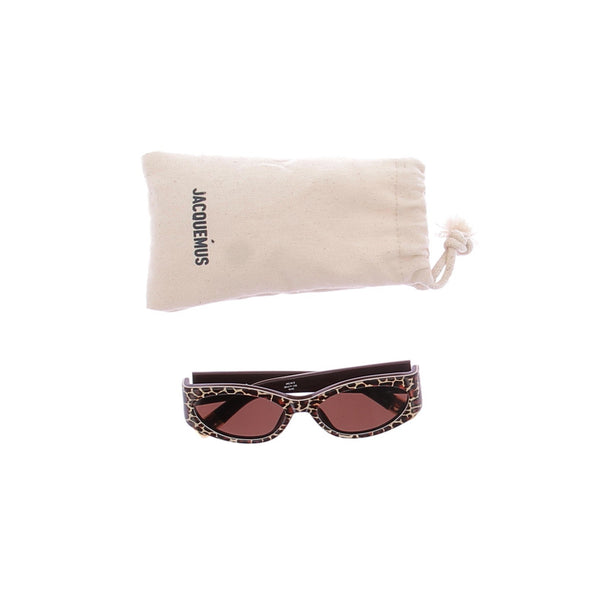 Lunettes de soleil léopard "Ovalo"
