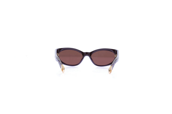 Lunettes de soleil léopard "Ovalo"