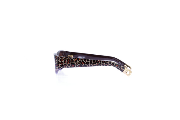 Lunettes de soleil léopard "Ovalo"