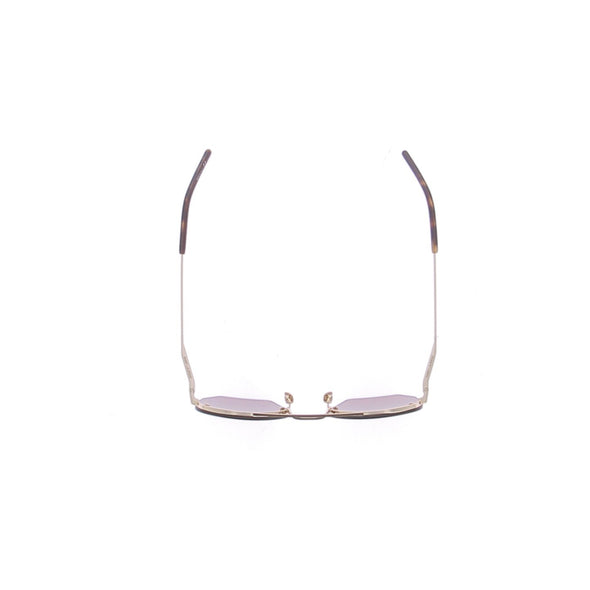 Lunettes de soleil dorées