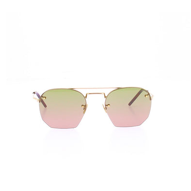 Lunettes de soleil dorées