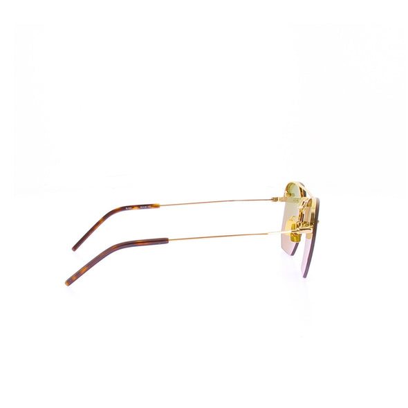 Lunettes de soleil dorées