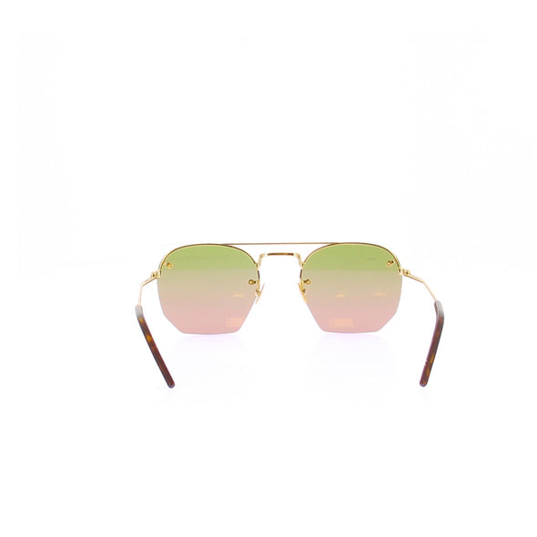 Lunettes de soleil dorées