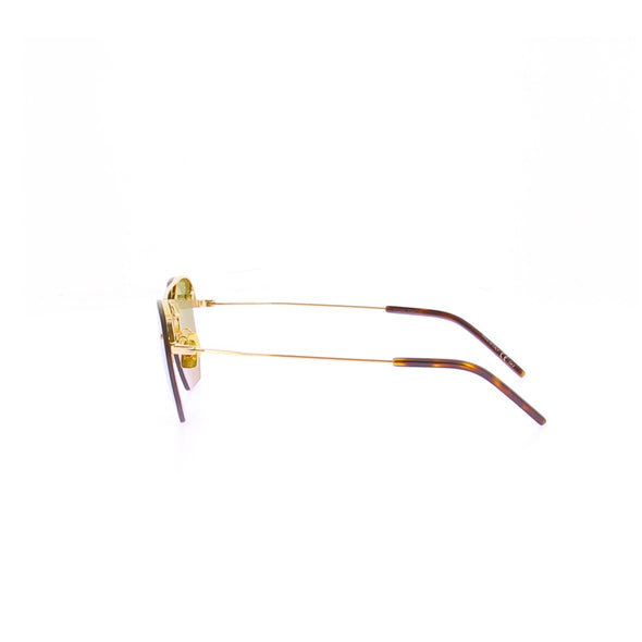 Lunettes de soleil dorées
