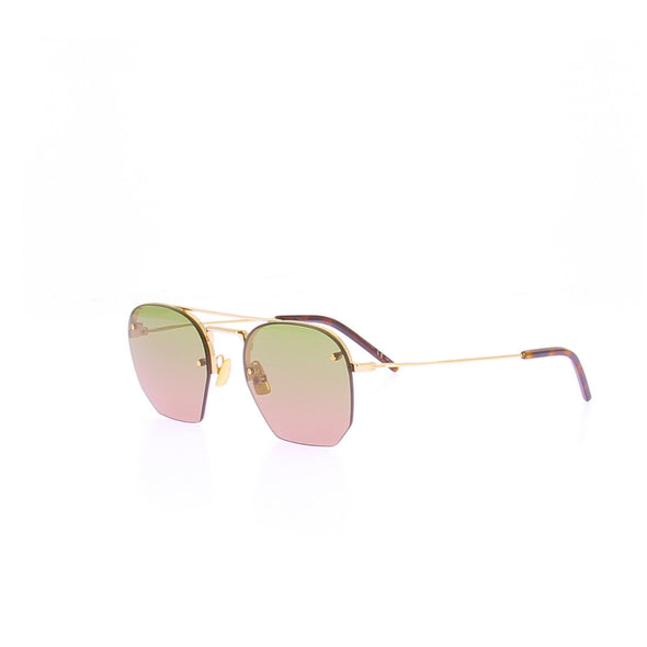 Lunettes de soleil dorées