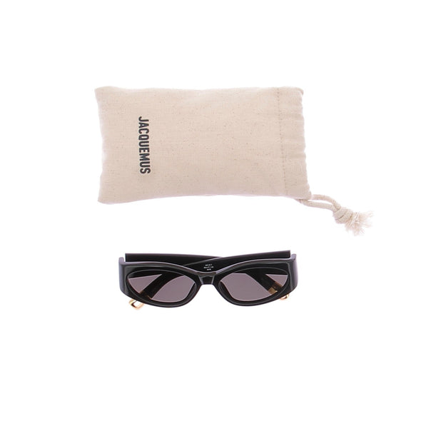 Lunettes de soleil noires "Ovalo"