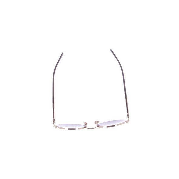 Lunettes de soleil rondes dorées