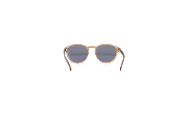 Lunettes de soleil beiges transparentes
