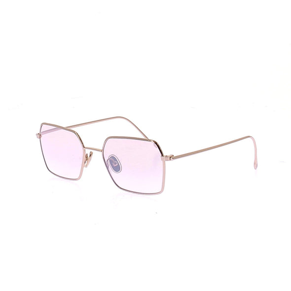 Lunettes de soleil dorées