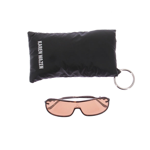 Lunettes de soleil marrons