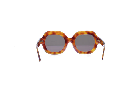 Lunettes de soleil marrons écailles