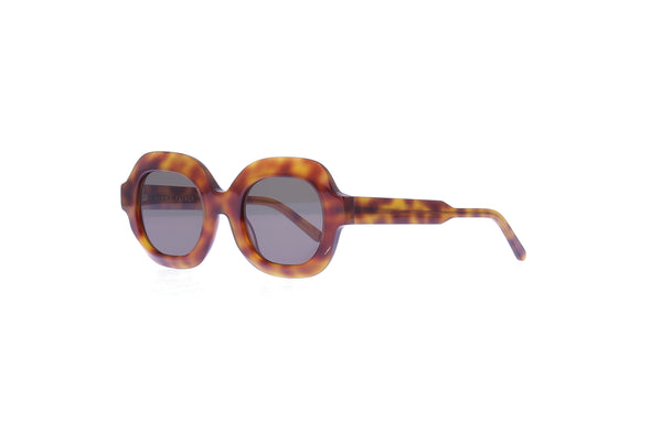 Lunettes de soleil marrons écailles